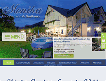 Tablet Screenshot of monika-pension.de
